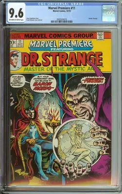 Buy Marvel Premiere #11 Cgc 9.6 Ow/wh Pages // Doctor Strange App 1973 • 201.07£