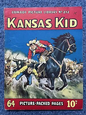 Buy Cowboy Picture Library Comic No. 212 Kansas Kid • 7.47£