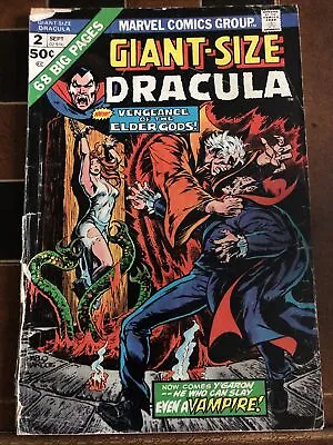 Buy Giant Size Dracula / Marvel Comics / 1974 / Issue 2 • 10£