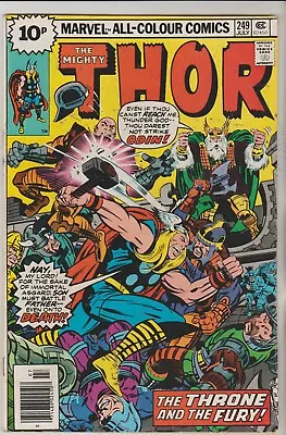 Buy *** Marvel Comics Thor #249 F *** • 4.50£