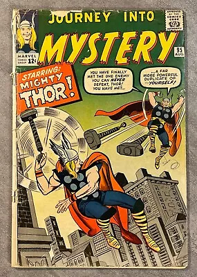 Buy Journey Into Mystery #95 Aug 1963-odin! Thor!  Silver Age Marvel! Good- • 39.53£