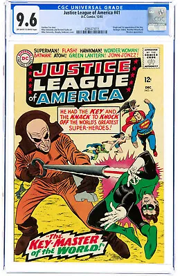 Buy Justice League Of America #41 - FLAWLESS CGC 9.6 NM+ | DC Comics 1965 - 1st App • 311.40£
