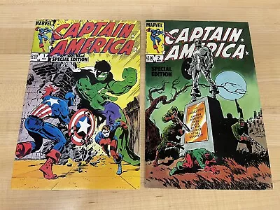 Buy Captain America Special Edition #1 & 2 Set - JIM STERANKO! Marvel Comics Vintage • 19.95£