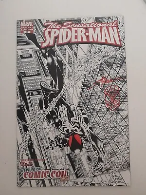 Buy Sensational Spider-man 35 VERY RARE NYCC Variant Signed + Remarqued By S.Hanna💥 • 39.99£