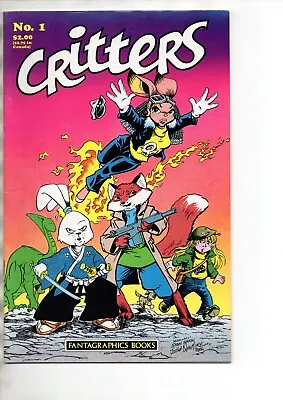 Buy Critters (Fantagraphic) #1, 3 & 10 - Key Usagi Yojimbo Issues! • 74.99£