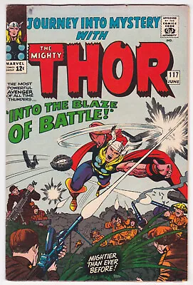 Buy Journey Into Mystery #117 Fine Plus 6.5 Thor Stan Lee Jack Kirby Art 1965 • 51.24£