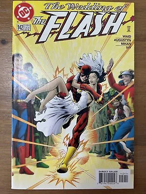 Buy Flash 142 Rare Newsstand Key Issue Wally West Marriage To Linda Park Dc 1998 • 7.43£