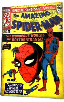 Buy AMAZING SPIDERMAN Annual #2 Stan Lee (1965) Marvel Comic Ditko • 44.99£