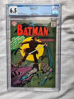 Buy Batman 189 Cgc 6.5 1st Silver Age App Of The Scarecrow 1967 • 350£