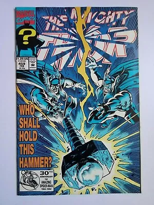 Buy The Mighty Thor #459, VFN, 1st Appearance Thunderstrike, Eric Masterson, 1993. • 16.95£