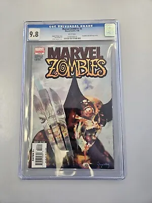 Buy Marvel Zombies #3 - CGC 9.8 (Marvel, 2006) Wolverine, Incredible Hulk 340 Homage • 118.58£