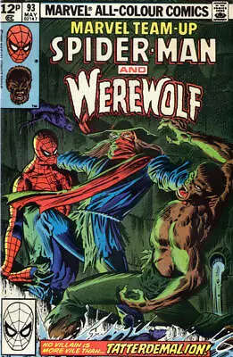 Buy Marvel Team-Up (1972) #  93 UK Price (6.5-FN+) Werewolf By Night 1980 • 9£