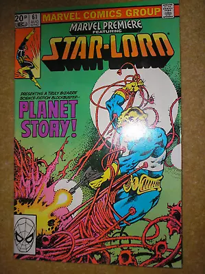 Buy Marvel Premiere # 61 Last Issue Star-lord Sutton Var 1981 Bronze Age Comic Book • 0.99£