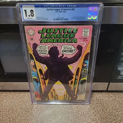 Buy Justice League Of America #65 CGC 1.8 -- 1968 -- 2nd SA Red Tornado #4269115002 • 25.69£