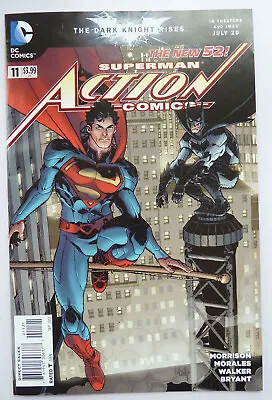 Buy Action Comics #11 - New 52 Superman 1st Printing - DC Comics Sept 2012 F/VF 7.0 • 4.45£