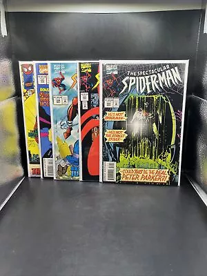 Buy The Spectacular Spider-Man 222 223 224 225 & 229 Lot Of 5 Marvel Comics. (A38) • 14.18£