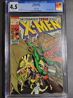Buy X-Men #60 - CGC 4.5 White Pages - 1st Appearance And Origin Of Sauron Pence Var. • 100.53£