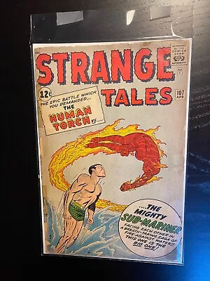 Buy Strange Tales #107 - Early Sub Mariner - FF - Low Grade - See Pics • 94.60£