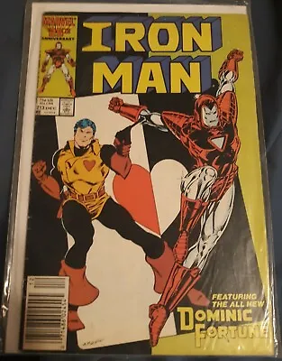 Buy Marvel Comics Iron Man #213 1986 KEY ALL NEW DOMINIC FORTUNE Sabbath Raven - VF • 8.79£