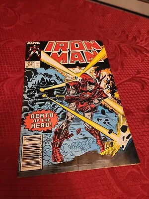 Buy Marvel Iron Man #230 May 1988  Death Of The Hero!  Direct Edition Comic Book • 3.16£