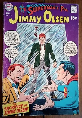 Buy Superman's Pal Jimmy Olsen 123, Sept 1969, Dc Comics, Silver Age, Vg- • 4.99£