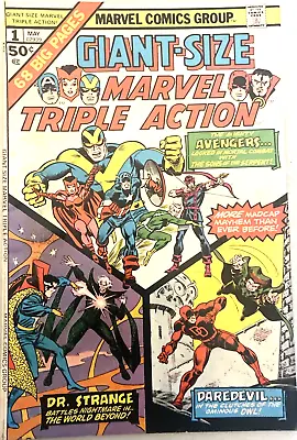 Buy Marvel Triple Action.# 1. May 1975. 68 Pages. John Romita-cover. Vfn 8.0 • 14.99£
