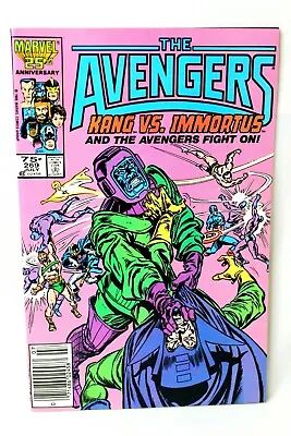 Buy Avengers #269 Kang The Conqueror Vs Immortus UPC Newsstand 1986 Marvel F/F+ • 21.88£