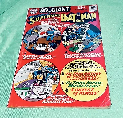 Buy DC NATIONAL COMICS 80 PAGE GIANT # 15 Batman And Superman 1965 • 79.91£