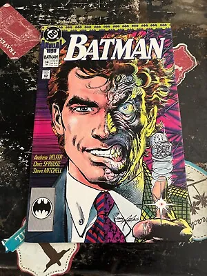 Buy BATMAN Annual #14 (1990) Neal Adams Cover /TWO-FACE - 9.2 NEAR MINT- (DC COMICS) • 8.69£
