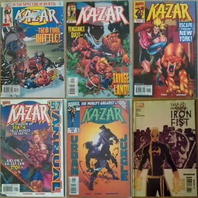 Buy KA-ZAR #2 3 8 17, The Immortal Iron Fist #6  Lot Of 6 Comic Books KAZAR • 7.90£
