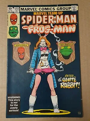 Buy Marvel Team-Up # 131 Spider-Man & Frog Man 1st Appearance White Rabbit July 1983 • 13.95£