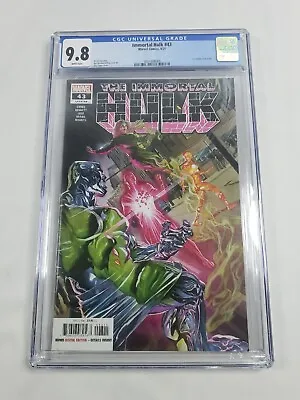 Buy Immortal Hulk #43 - NM+ Alex Ross Cover - CGC 9.8 - Recalled Issue - Legacy 760 • 42.26£