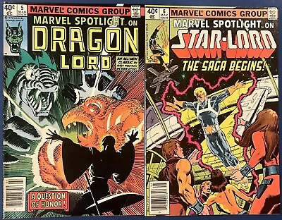 Buy Marvel Spotlight #5, 6 Marvel Comics 1980 Star-Lord, Dragon Lord, More • 14.19£