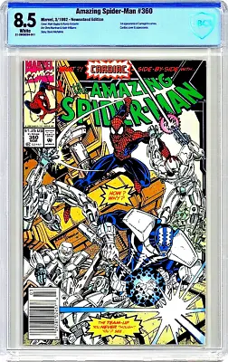Buy Amazing Spider-Man   #360   Marvel   1992    Graded 8.5 By CBCS    Not CGC • 62.28£