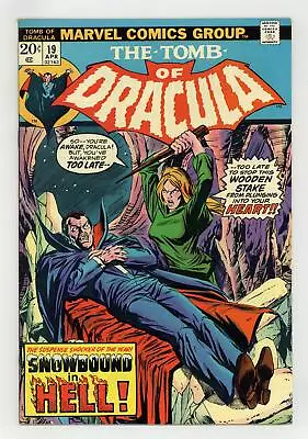 Buy Tomb Of Dracula #19 VF 8.0 1974 • 40.32£