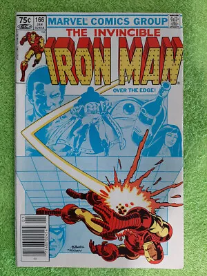 Buy IRON MAN #166 NM- : Canadian Price Variant Newsstand : Combo Ship RD2926 • 2.71£