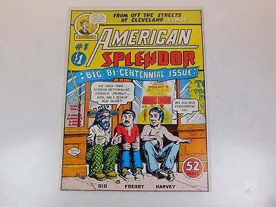 Buy American Splendor #1 Underground Comic - H Pekar R Crumb 1st Print Comix • 138.36£