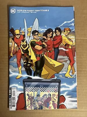 Buy Worlds Finest Teen Titans #2 Rivera Variant Dc Comics (2023) Robin Kid Flash • 3.99£