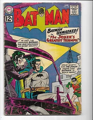 Buy Batman 148 - G/vg 3.0 - Joker Cover - Robin - Commissioner Gordon (1962) • 63.96£
