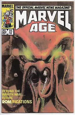 Buy Marvel Age #23 Marvel Comics Shooter Mantlo VFN 1985 ROM Spaceknight • 5.50£