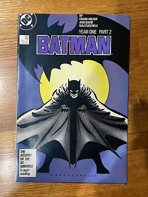 Buy BATMAN 405 Comic 1987 YEAR ONE FRANK MILLER DC Key Collectible 🔥🔥 • 15.15£