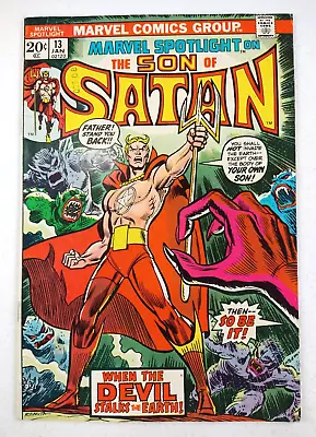 Buy Marvel Spotlight On The Son Of Satan #13 (1973 Marvel) VF Comic 2nd Appearance • 19.76£