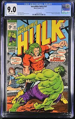 Buy Incredible Hulk #141 CGC VF/NM 9.0 Off White 1st Appearance Doc Samson!! • 315.33£