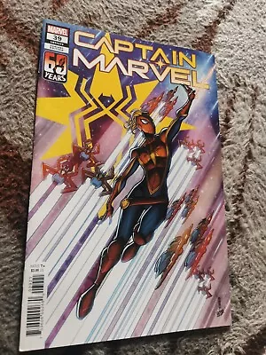 Buy Captain Marvel # 39 Nm 2022 Baldeon Spider-man Variant Cover • 2£