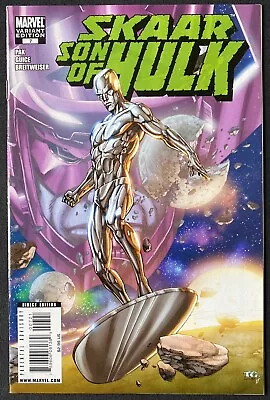 Buy Skaar Son Of Hulk #7 Variant Silver Surfer Galactus Very Fine Condition 2009 • 7.95£