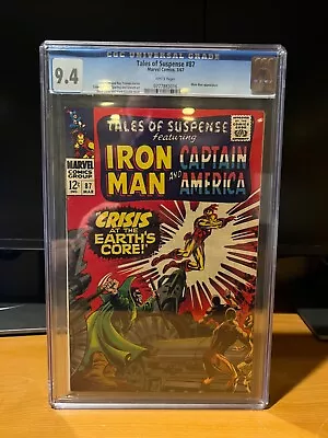 Buy TALES OF SUSPENSE #87 CGC NM 9.4 WHITE PAGES! Gene Colan SILVER AGE SALE, LOOK! • 319.80£