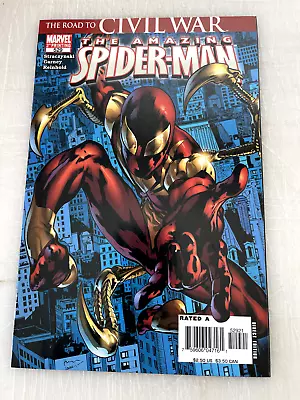 Buy Amazing Spider-man 529 Marvel Comics 2nd Print 1st App Iron Spider 2006 • 15.83£