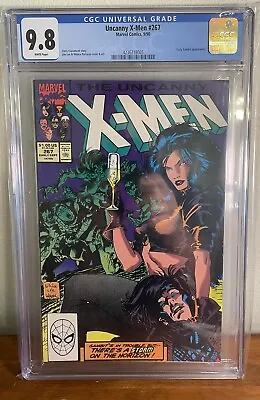 Buy 1990 Marvel Uncanny X-men #267 2nd Full Gambit App Jim Lee Cover Cgc 9.8 White • 98.56£