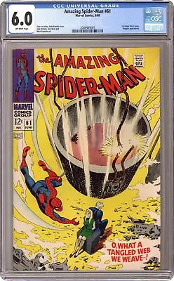 Buy Amazing Spider-Man #61 CGC 6.0 1968 2046949005 • 106.73£