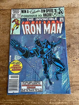 Buy Invincible Iron Man #152 Marvel Comics 1981  Newsstand 1st App Stealth Armor ; • 7.99£